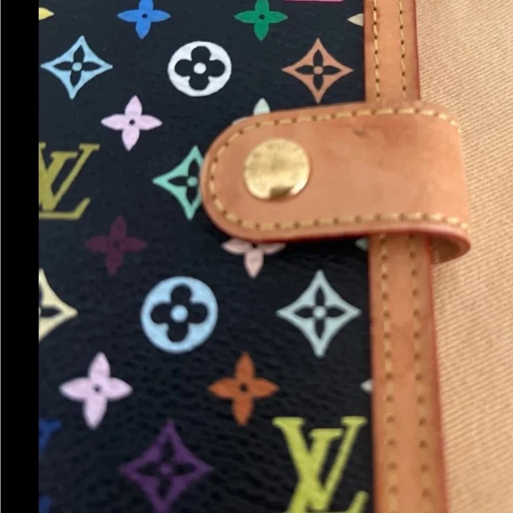 Louis Vuitton Murakami Noir Agenda Passport